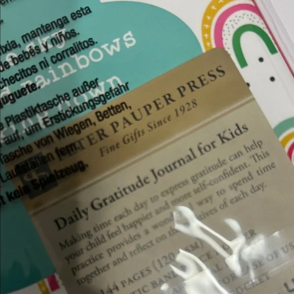 Rainbow Daily Gratitude Journal for Kids - Picture 2 of 4